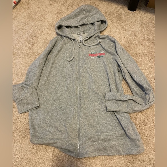 Disney Cruise Line Very Merrytime Zip up Hoodie - Picture 2 of 5